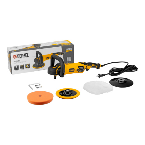 Машина полировальная CP-180, 1400 Вт, 180 мм, 0-3000 об/мин Denzel по ценам производителя в Екатеринбурге с доставкой по всей России