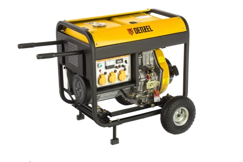 Генератор дизельный DD6300Е, 5.0 кВт, 220 В/50 Гц, 15 л, электростартер Denzel по ценам производителя в Екатеринбурге с доставкой по всей России