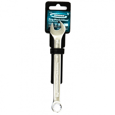 Ключ комбинированный 12 мм, CrV, холодный штамп Gross по ценам производителя в Екатеринбурге с доставкой по всей России