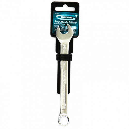 Ключ комбинированный 12 мм, CrV, холодный штамп Gross по ценам производителя в Екатеринбурге с доставкой по всей России