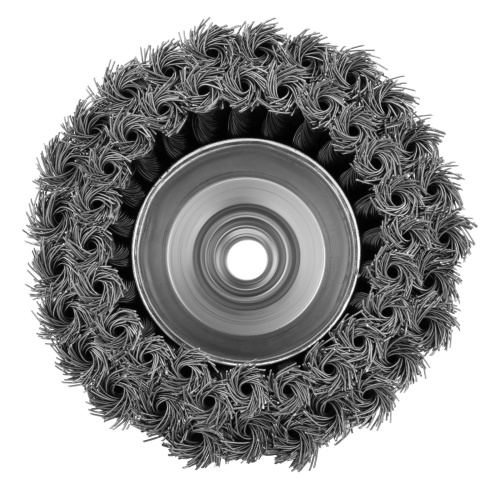 Щетка для УШМ, 125 мм, М14, "чашка", двухрядная, крученая проволока 0.5 мм Matrix по ценам производителя в Екатеринбурге с доставкой по всей России