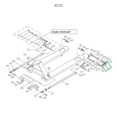 Соединительная пластина подвильных роликов гидравлических тележек AC25 по ценам производителя в Екатеринбурге с доставкой по всей России