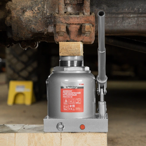 Домкрат гидравлический бутылочный, 50 т, h подъема 236-356 мм Matrix по ценам производителя в Екатеринбурге с доставкой по всей России