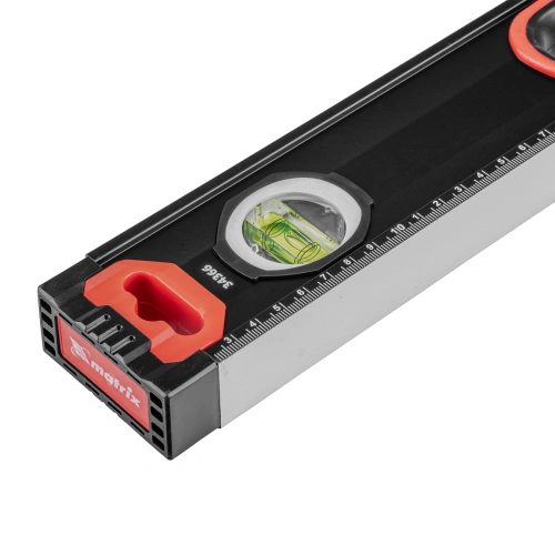 Уровень алюминиевый, усиленный, фрезерованный, 3 глазка, двухкомпонентные рукоятки, 2000 мм Matrix по ценам производителя в Екатеринбурге с доставкой по всей России