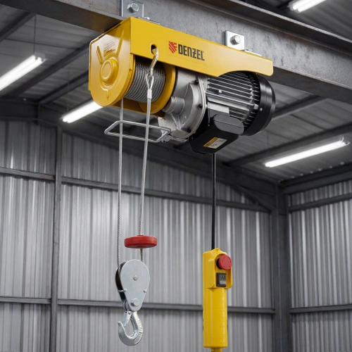 Тельфер электрический TF-1000,1 т, 1600 Вт, высота 12 м, 8 м/мин Denzel по ценам производителя в Екатеринбурге с доставкой по всей России