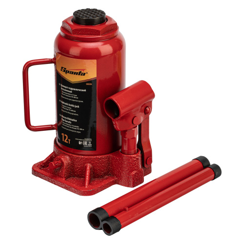 Домкрат гидравлический бутылочный, 12 т, h подъема 210-400 мм Sparta по ценам производителя в Екатеринбурге с доставкой по всей России