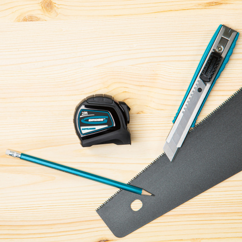 Рулетка "Doppelhaken",2 м x 16 мм,односторонний зацеп,Нейлон,двусторонняя шкала,автоматическая фиксация Gross по ценам производителя в Екатеринбурге с доставкой по всей России