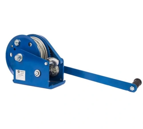 Лебедка ручная барабанная  с тросом  540кг  20м стальной корпус TOR BHW по ценам производителя в Екатеринбурге с доставкой по всей России