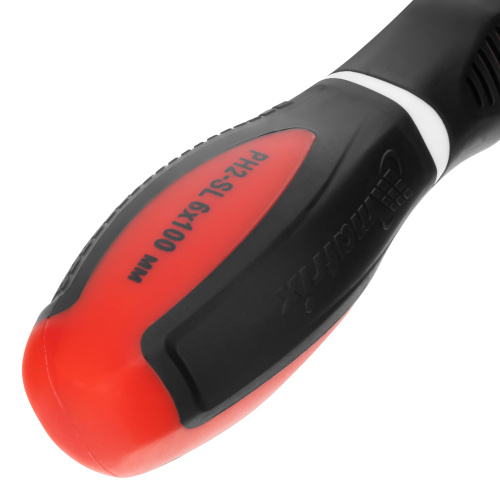 Отвертка комбинированная, SL6/PH2, CrV, двухкомпонентная рукоятка Matrix по ценам производителя в Екатеринбурге с доставкой по всей России