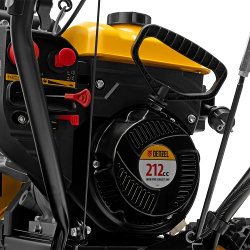 Бензиновая снегоуборочная машина SBM 610S PRO, 212 cc, электростартер, фара, обогрев Denzel по ценам производителя в Екатеринбурге с доставкой по всей России