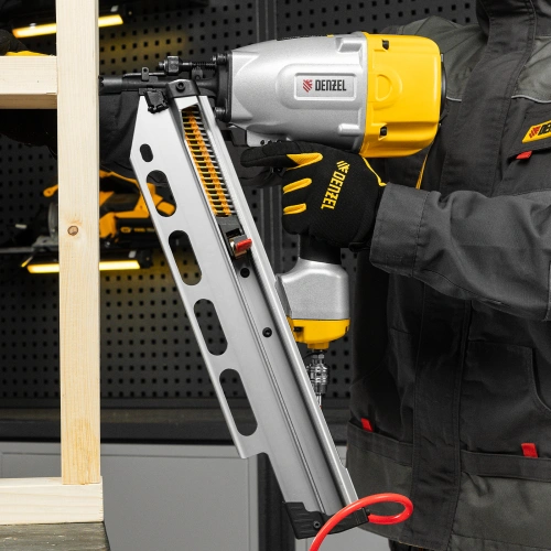 Нейлер пневматический PN2190 для гвоздей SN21 от 50 до 90 мм Denzel по ценам производителя в Екатеринбурге с доставкой по всей России
