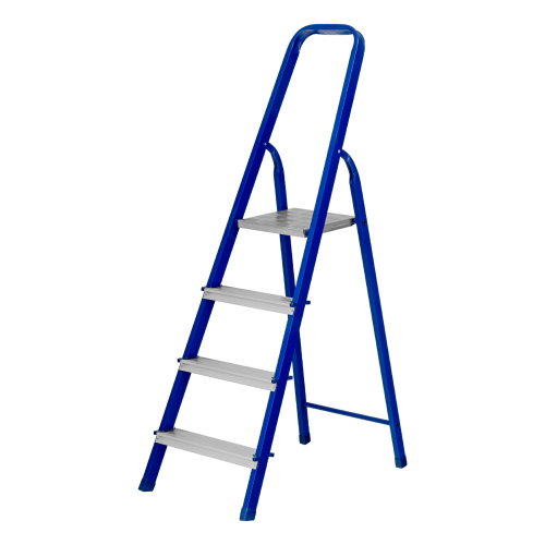 Стремянка, 4 ступени, стальной профиль, алюминиевые ступени Сибртех по ценам производителя в Екатеринбурге с доставкой по всей России