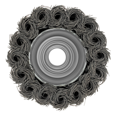 Щетка для УШМ, 65 мм, М14, "чашка", крученая проволока 0.35 мм Matrix по ценам производителя в Екатеринбурге с доставкой по всей России