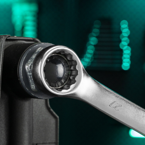 Ключ комбинированный, 27 мм, CrV, матовый хром Stels по ценам производителя в Екатеринбурге с доставкой по всей России