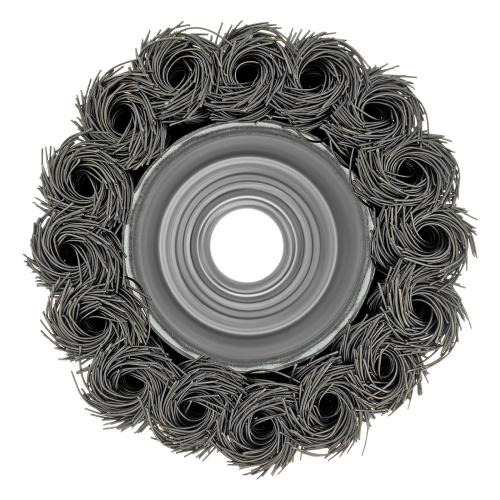 Щетка для УШМ, 65 мм, М14, "чашка", крученая проволока 0.35 мм Matrix по ценам производителя в Екатеринбурге с доставкой по всей России