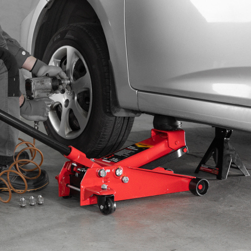 Домкрат гидравлический подкатной, 3 т, h подъема 130-465 мм Sparta по ценам производителя в Екатеринбурге с доставкой по всей России