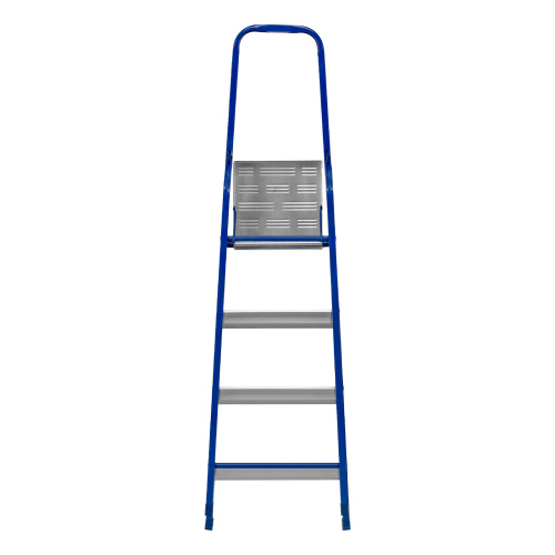 Стремянка, 4 ступени, стальной профиль, алюминиевые ступени Сибртех по ценам производителя в Екатеринбурге с доставкой по всей России