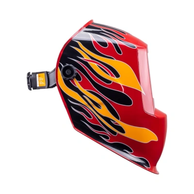 Маска сварщика КОРУНД-2 "огонь" (ф-р 7100V, пр-во FoxWeld/КНР),без коробки по ценам производителя в Екатеринбурге с доставкой по всей России