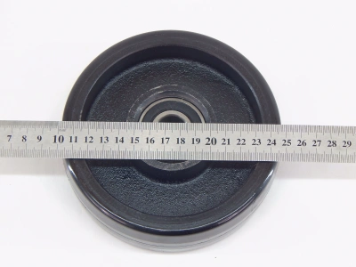 Колесо полиуретан 150х50 мм с подшипником для тележек гидравлических BFWL/BFL10/BFL15 по ценам производителя в Екатеринбурге с доставкой по всей России