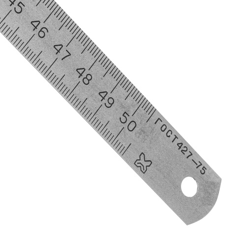 Линейка измерительная, 500 мм, металлическая по ценам производителя в Екатеринбурге с доставкой по всей России