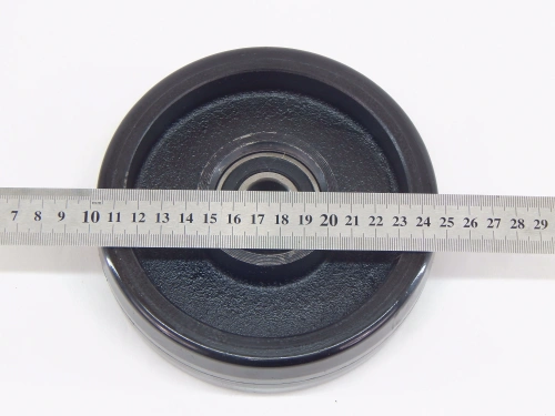 Колесо полиуретан 150х50 мм с подшипником для тележек гидравлических BFWL/BFL10/BFL15 по ценам производителя в Екатеринбурге с доставкой по всей России