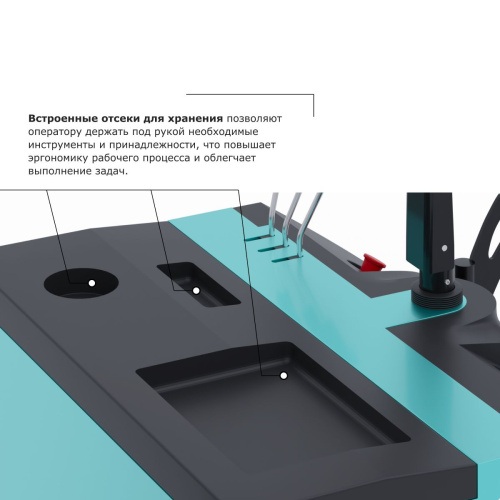 Штабелер с выдвижной мачтой (мини-ричтрак) PROLIFT PRO MRV 2060 по ценам производителя в Екатеринбурге с доставкой по всей России