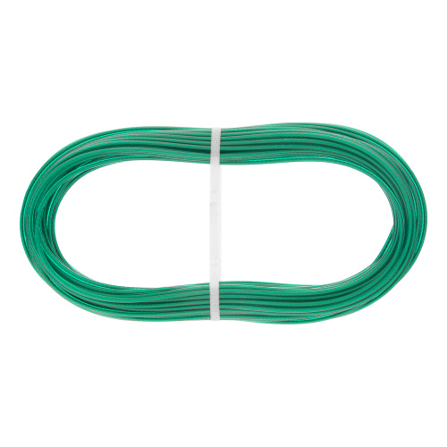 Трос металлополимерный зеленый ПР-2.5, толщина 2.5 мм, моток 20 метров Сибртех по ценам производителя в Екатеринбурге с доставкой по всей России