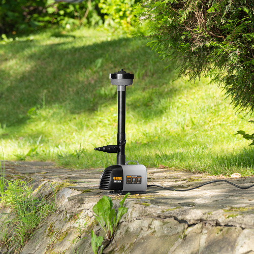 Насос фонтанный FNP110-34, 112 Вт, подъем 3,4 м, 3400 л/ч, колокольчик/каскад/гейзер Denzel по ценам производителя в Екатеринбурге с доставкой по всей России