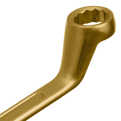 Ключ накидной, 19 х 22 мм, желтый цинк Сибртех по ценам производителя в Екатеринбурге с доставкой по всей России