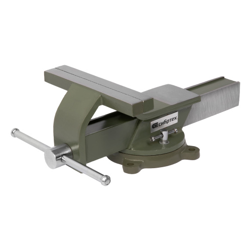 Тиски слесарные, 200 мм, стальные, поворотные Сибртех по ценам производителя в Екатеринбурге с доставкой по всей России