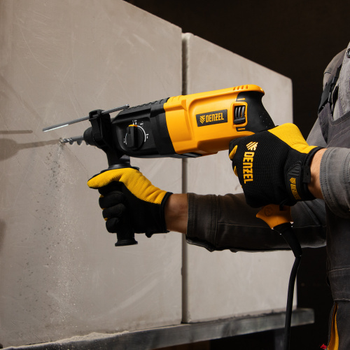 Перфоратор электрический RHH-800-26, SDS-plus, 800 Вт, 3 Дж, 3 плюс 1 реж. Denzel по ценам производителя в Екатеринбурге с доставкой по всей России