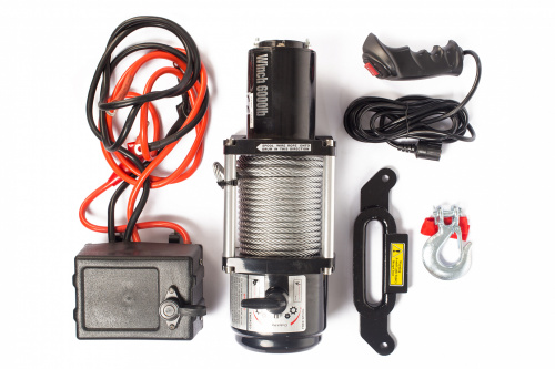 Лебедка (2720 кг/20 м) автомобильная TOR 12 V P6000 по ценам производителя в Екатеринбурге с доставкой по всей России