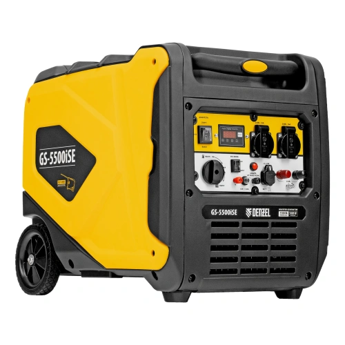 Генератор инверторный GS-5500iSE, 5,5 кВт, 230 В, закрытый корпус,электростартер Denzel по ценам производителя в Екатеринбурге с доставкой по всей России