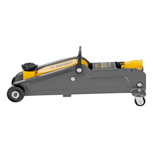 Домкрат гидравлический подкатной, 2 т, 135-385 мм, в пласт. кейсе Denzel по ценам производителя в Екатеринбурге с доставкой по всей России