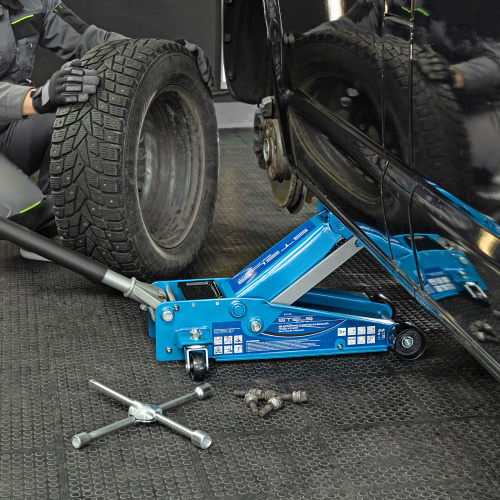 Домкрат гидравлический подкатной, быстрый подъем, 3 т, Quick, 130-465 мм, профессиональный Stels по ценам производителя в Екатеринбурге с доставкой по всей России