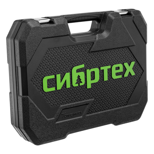 Набор инструментов, 1/2", 1/4", пластиковый кейс 76 предметов Сибртех по ценам производителя в Екатеринбурге с доставкой по всей России