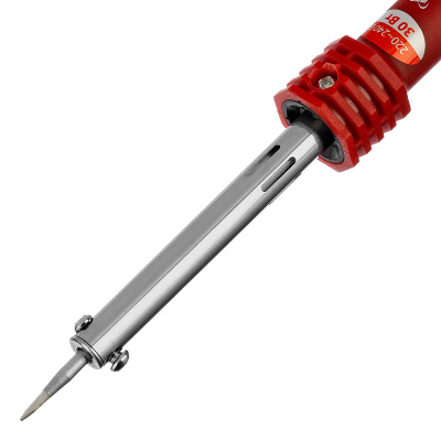 Паяльник, пластиковая рукоятка, медный наконечник с долговечным защитным покрытием, 220 В, 30 W Matrix по ценам производителя в Екатеринбурге с доставкой по всей России