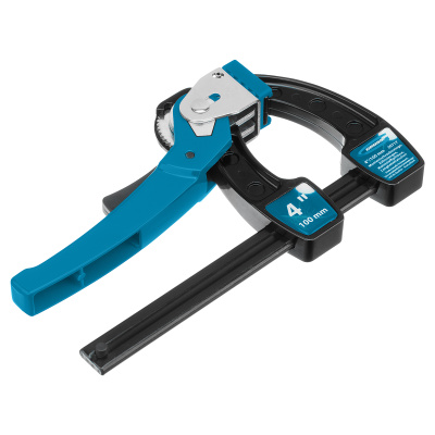 Струбцина реечная быстрозажимная 4, металлический корпус, рычажный храповой механизм, 100 мм Gross по ценам производителя в Екатеринбурге с доставкой по всей России