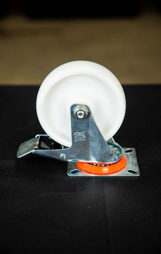 Колесо поворотное полипропилен SRCnb 55 125 мм с тормозом (N) по ценам производителя в Екатеринбурге с доставкой по всей России