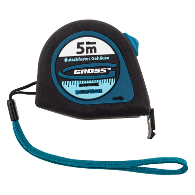 Рулетка "Ergonomisch",5 м x 19 мм,магнитный обрезиненный зацеп Gross по ценам производителя в Екатеринбурге с доставкой по всей России
