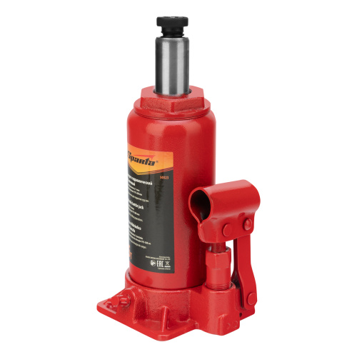 Домкрат гидравлический бутылочный, 5 т, h подъема 195-380 мм Sparta по ценам производителя в Екатеринбурге с доставкой по всей России
