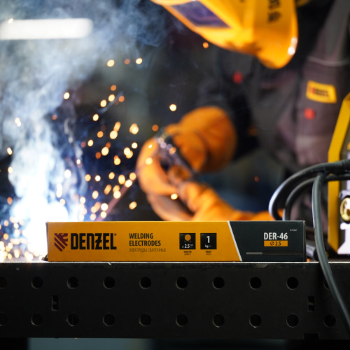 Электроды DER-46, диам. 2,5 мм, 1 кг., рутиловое покрытие Denzel по ценам производителя в Екатеринбурге с доставкой по всей России