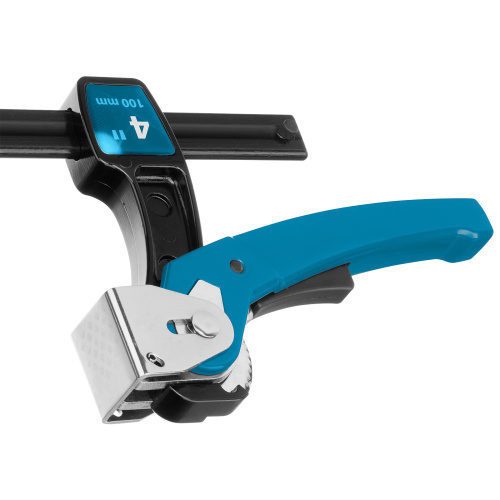 Струбцина реечная быстрозажимная 4, металлический корпус, рычажный храповой механизм, 100 мм Gross по ценам производителя в Екатеринбурге с доставкой по всей России