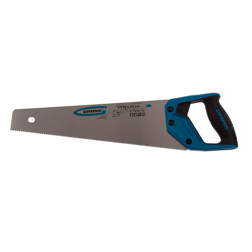 Ножовка по дереву "Piranha", 400 мм, 11-12 TPI, зуб-3D, каленый зуб, двухкомпонентная рукоятка Gross по ценам производителя в Екатеринбурге с доставкой по всей России