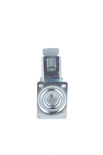 Колесо поворотное усиленное резина SRCB 63 160 мм с тормозом по ценам производителя в Екатеринбурге с доставкой по всей России