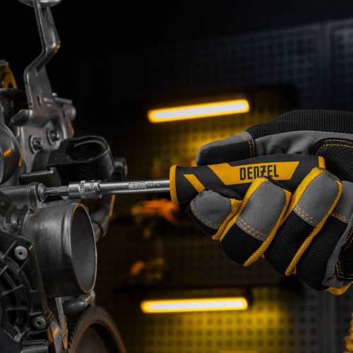 Набор инструментов, 1/2", 1/4", CrV, S2, пластиковый кейс, 194 предмета Denzel по ценам производителя в Екатеринбурге с доставкой по всей России