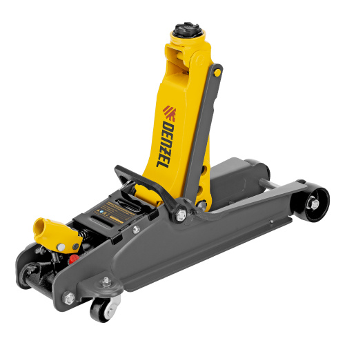 Домкрат гидравлический подкатной с фиксатором, 2,5 т, 85-385 мм Denzel по ценам производителя в Екатеринбурге с доставкой по всей России