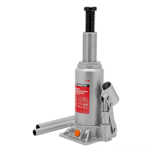 Домкрат гидравлический бутылочный, 5 т, h подъема 197-382 мм Matrix по ценам производителя в Екатеринбурге с доставкой по всей России