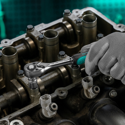 Набор торцевых головок с трещоткой, 1/4", 18 предметов Stels по ценам производителя в Екатеринбурге с доставкой по всей России