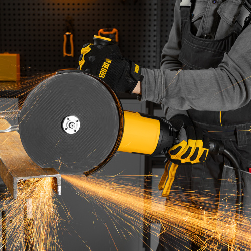 Машина шлифовальная угловая AG230-2400, 2400 Вт, 230 мм, 6000 об/мин Denzel по ценам производителя в Екатеринбурге с доставкой по всей России